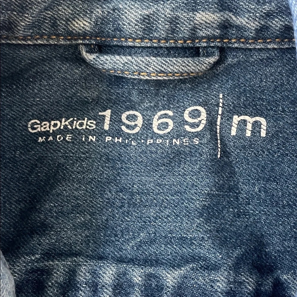 Gap 1969 Denim Jean Jacket 100% Cotton Kids Size M